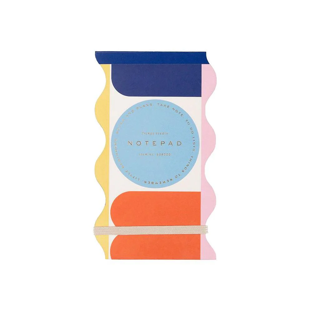 Modern Shapes Die-cut Notepad
