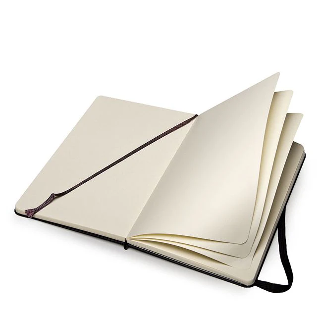 Moleskine Art Plus Sketchbook, Large, Plain, Black, Hard Cover (5 x 8.25) - Image 2