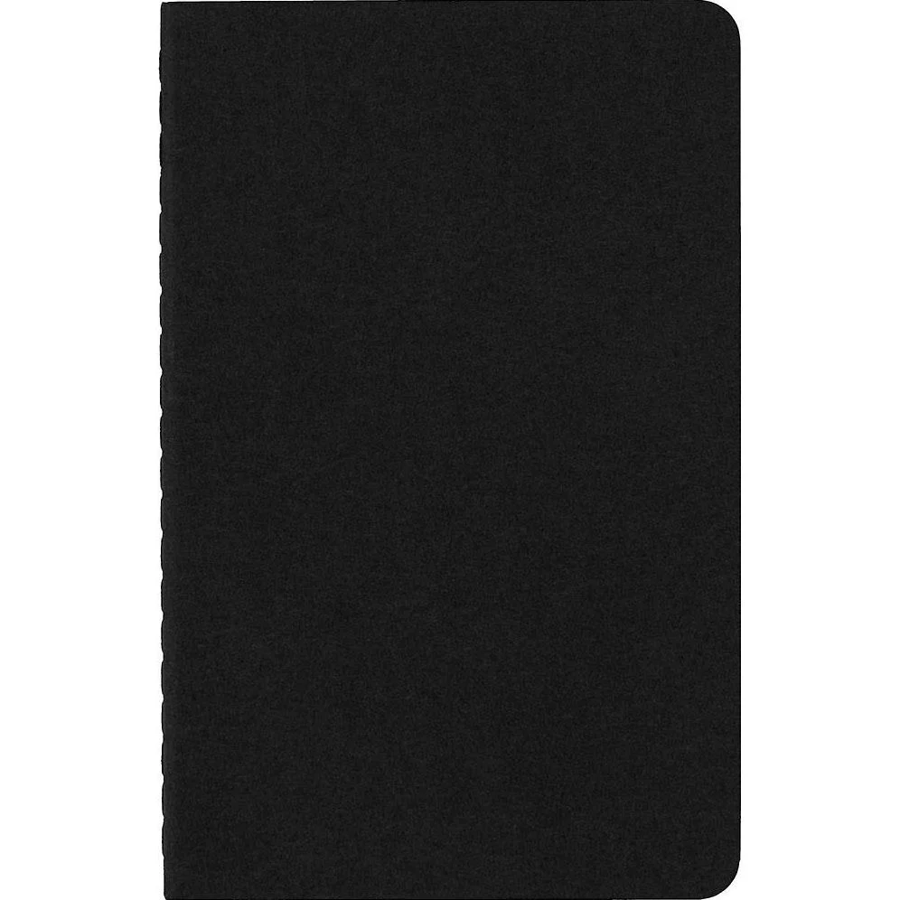 Moleskine Cahier Journal (Set of 3), Pocket, Plain, Black, Soft Cover (3.5 x 5.5): Set of 3 Plain Journals - Image 2