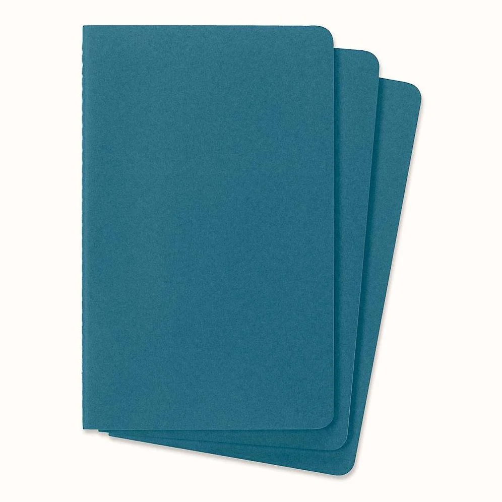 Moleskine Cahier Journal, Large, Ruled, Brisk Blue (8.25 x 5) - Image 6
