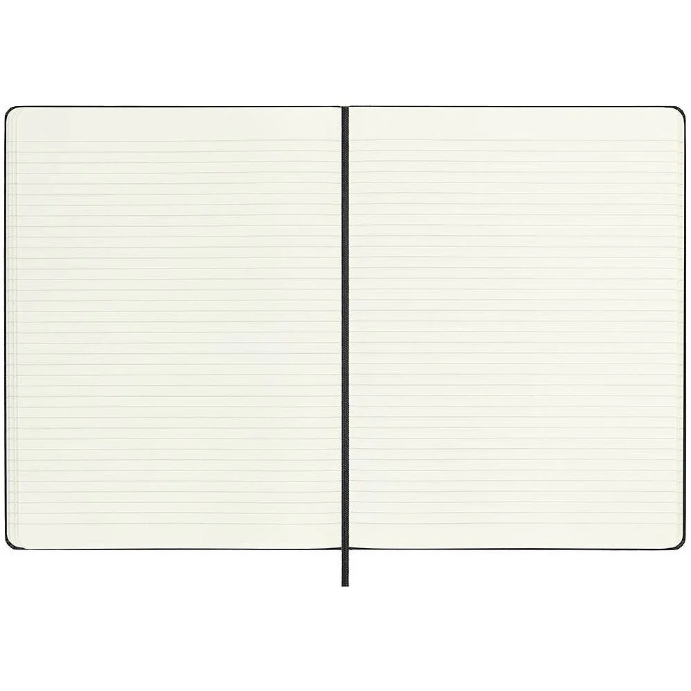 Moleskine Classic Notebook, Extra Large, Ruled, Black, Hard Cover (7.5 x 10) - Image 2