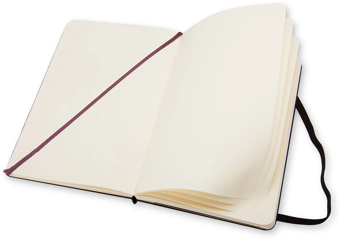 Moleskine Classic Notebook, Large, Plain, Black, Hard Cover (5 x 8.25) - Image 6