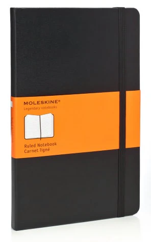 Moleskine Classic Notebook, Large, Ruled, Black, Hard Cover (5 x 8.25) - Image 2