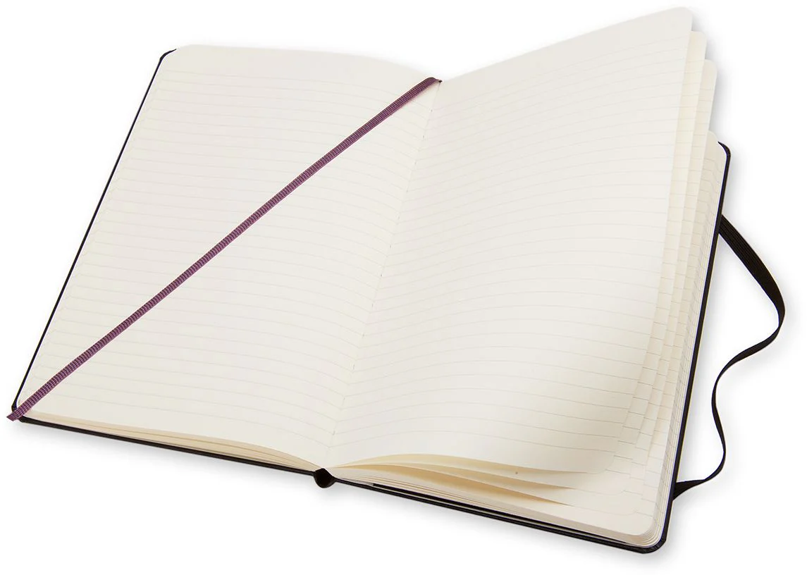 Moleskine Classic Notebook, Large, Ruled, Black, Hard Cover (5 x 8.25) - Image 3