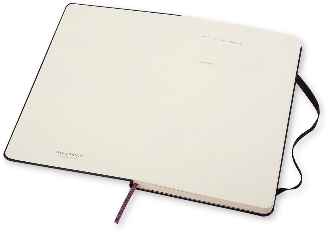 Moleskine Classic Notebook, Large, Ruled, Black, Hard Cover (5 x 8.25) - Image 4