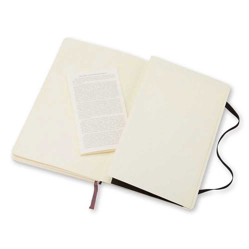 Moleskine Classic Notebook, Large, Ruled, Black, Soft Cover (5 x 8.25) - Image 10