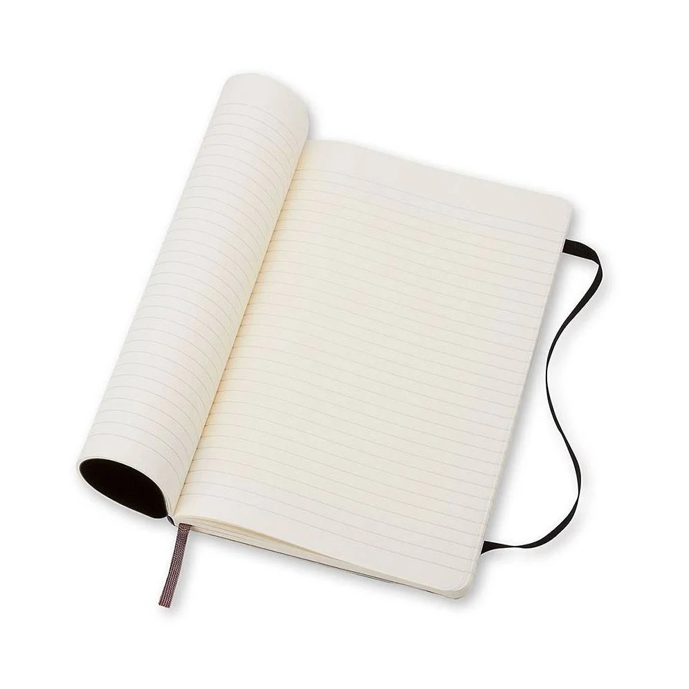 Moleskine Classic Notebook, Large, Ruled, Black, Soft Cover (5 x 8.25) - Image 6