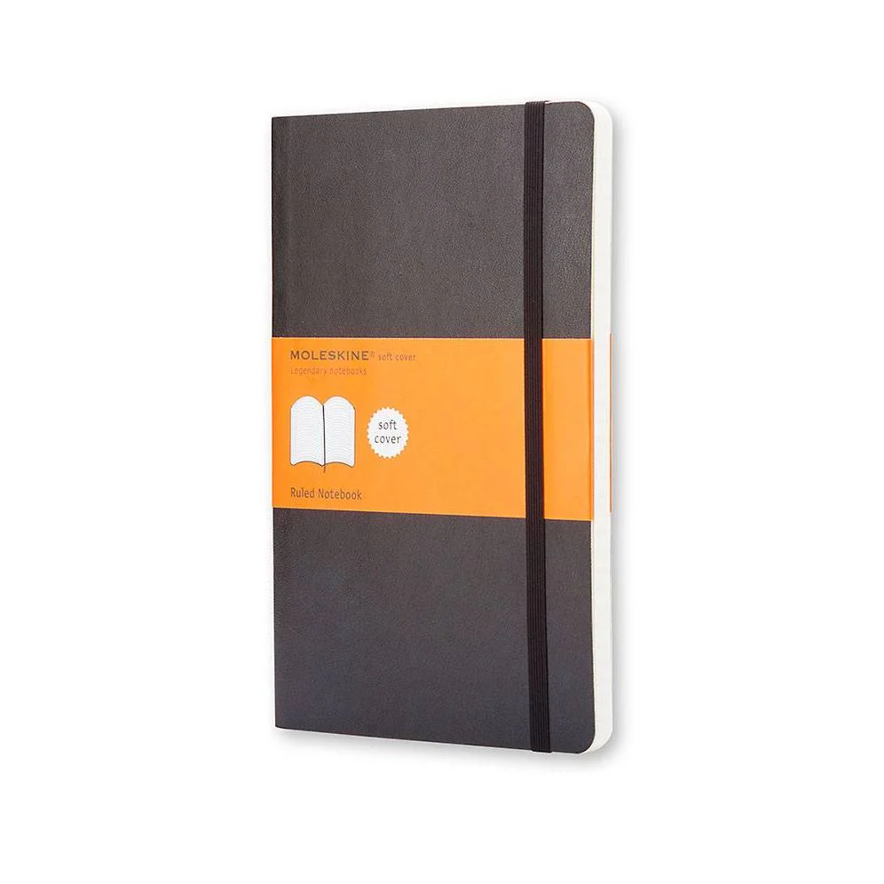Moleskine Classic Notebook, Large, Ruled, Black, Soft Cover (5 x 8.25) - Image 9