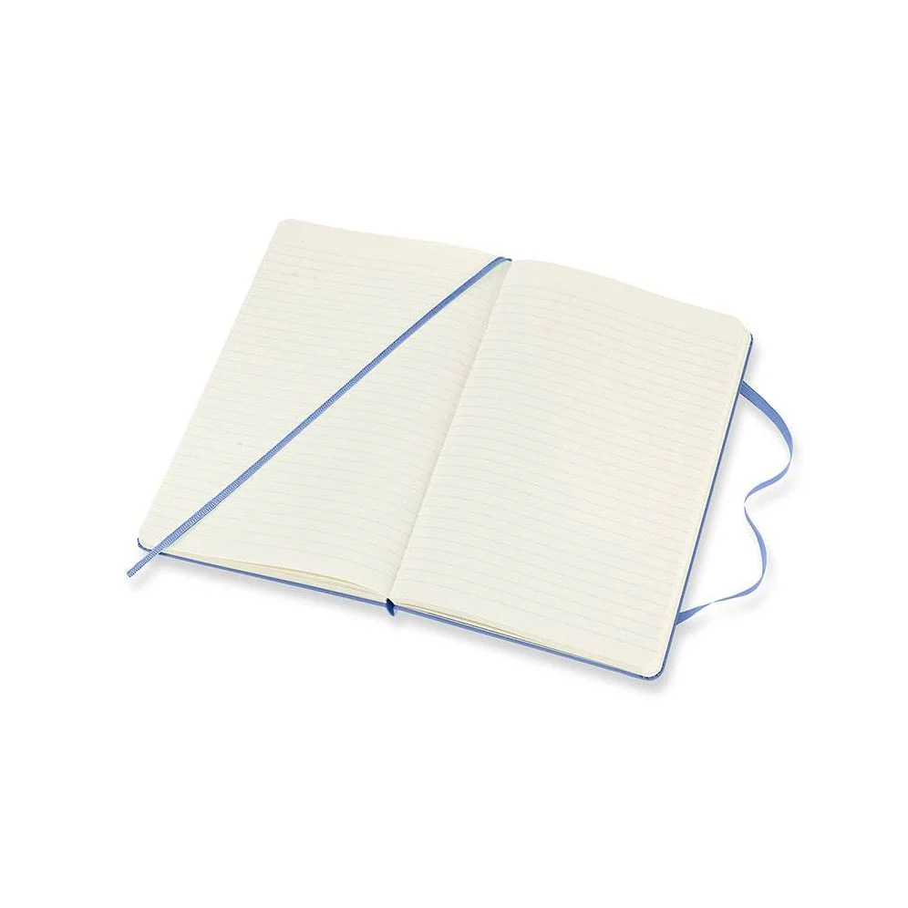 Moleskine Classic Notebook, Large, Ruled, Hydrangea Blue, Hard Cover (5 X 8.25) - Image 3
