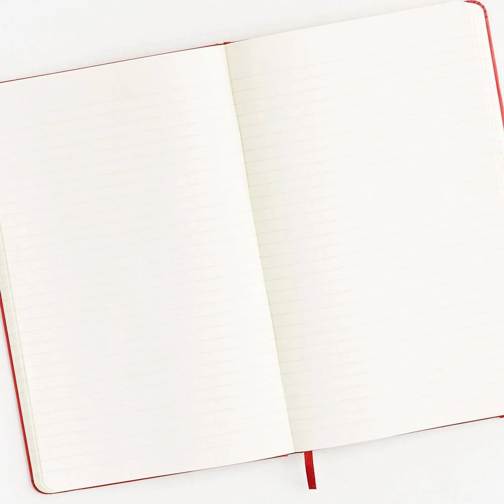 Moleskine Classic Notebook, Large, Ruled, Red, Hard Cover (5 x 8.25) - Image 2