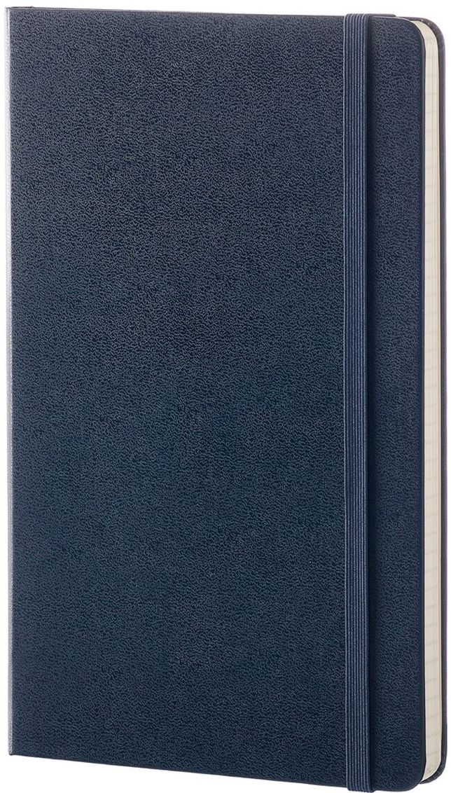 Moleskine Classic Notebook, Large, Ruled, Sapphire Blue, Hard Cover (5 x 8.25) - Image 2