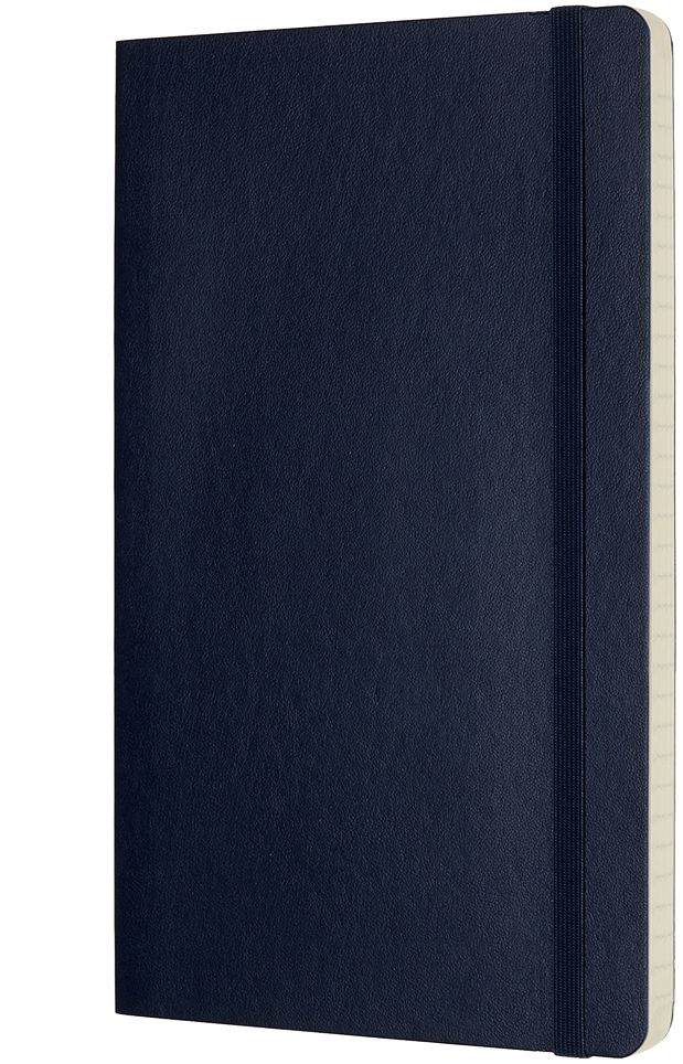 Moleskine Classic Notebook, Large, Ruled, Sapphire Blue, Soft Cover (5 x 8.25) - Image 2