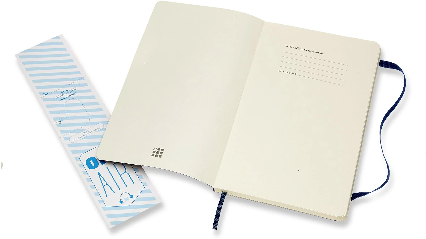 Moleskine Classic Notebook, Large, Ruled, Sapphire Blue, Soft Cover (5 x 8.25) - Image 5