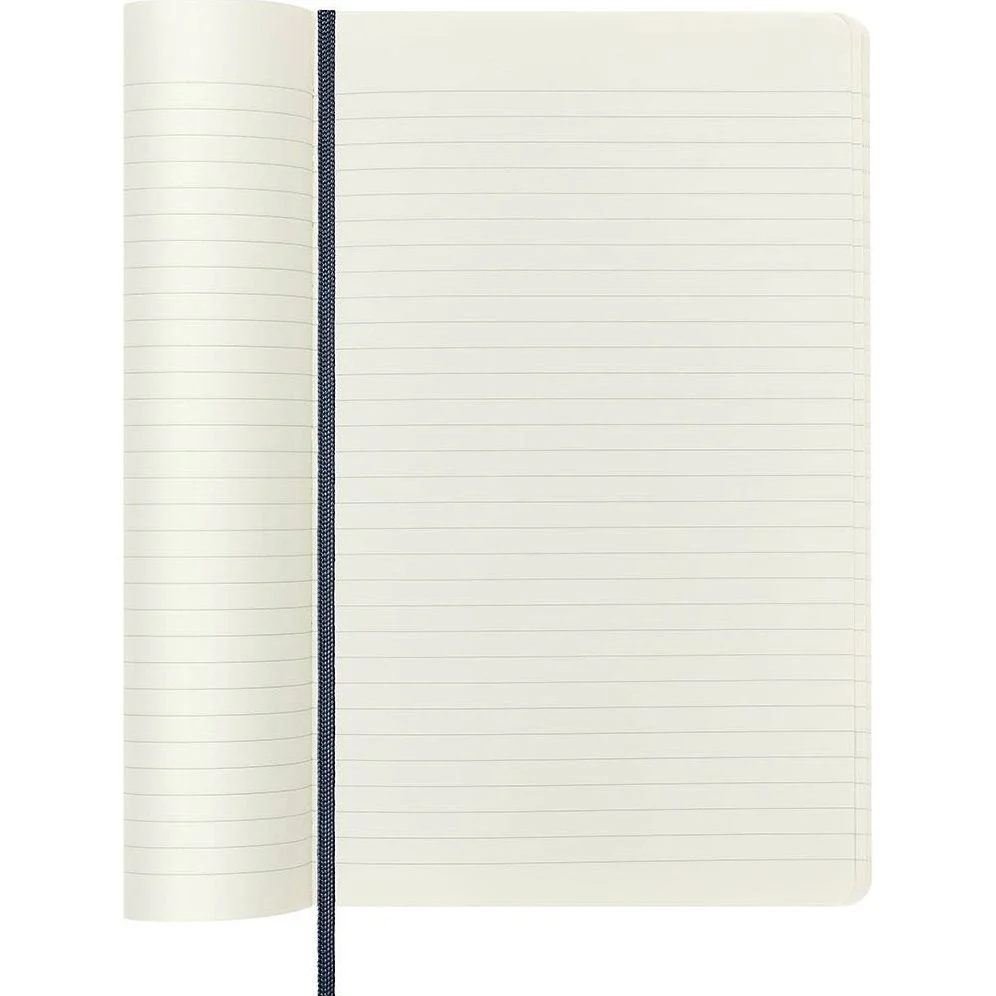 Moleskine Classic Notebook, Large, Ruled, Sapphire Blue, Soft Cover (5 x 8.25) - Image 7
