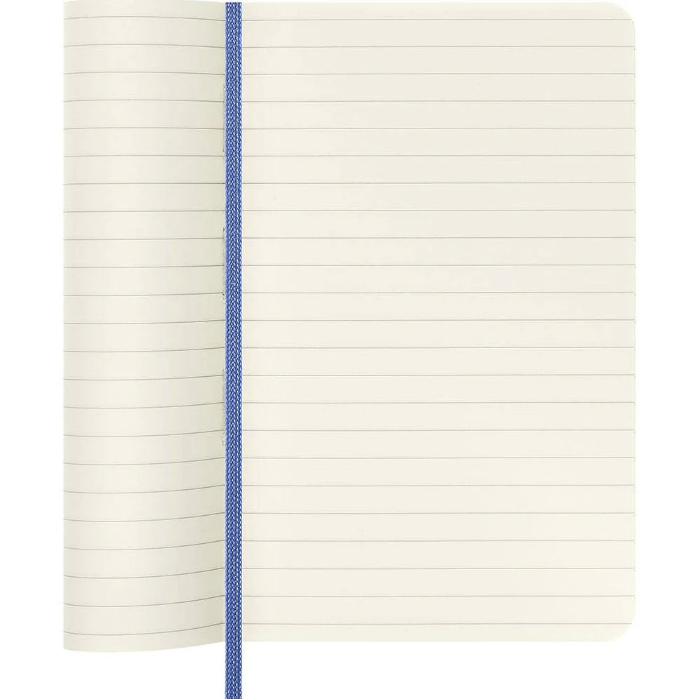 Moleskine Classic Notebook, Pocket, Ruled, Hydrangea Blue, Soft Cover (3.5 X 5.5) - Image 2