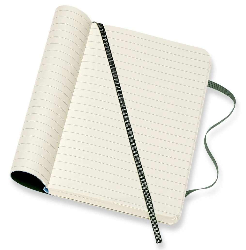 Moleskine Classic Notebook, Pocket, Ruled, Myrtle Green, Soft Cover (3.5 x 5.5) - Image 3