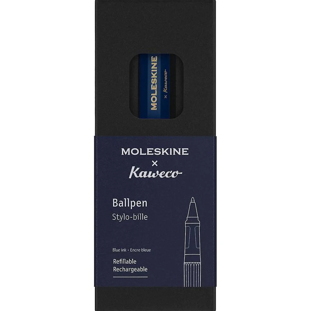 Moleskine Kaweco Ballpoint Pen, Blue, Medium Point (0.7 MM), Blue Ink - Image 2
