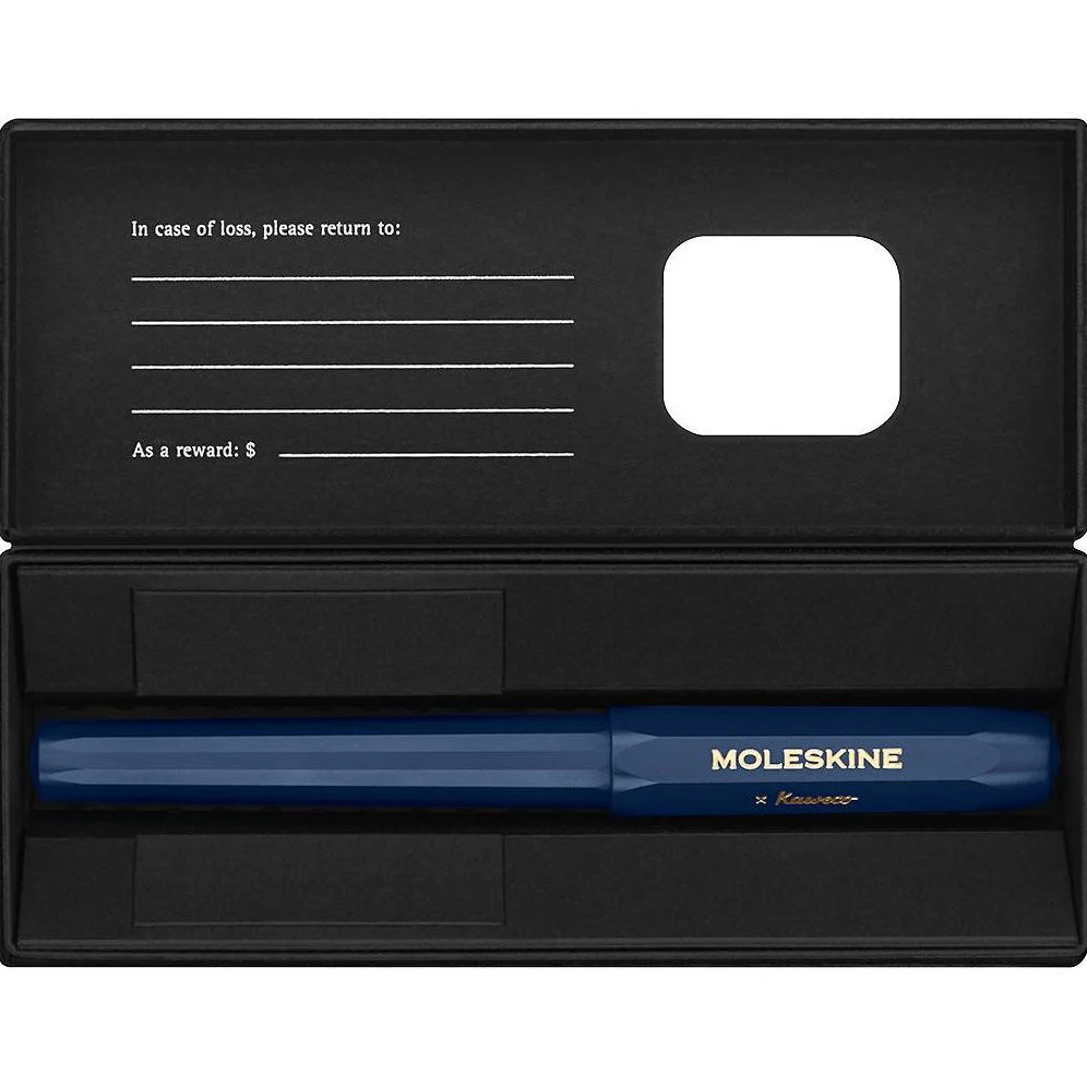 Moleskine Kaweco Ballpoint Pen, Blue, Medium Point (0.7 MM), Blue Ink - Image 4