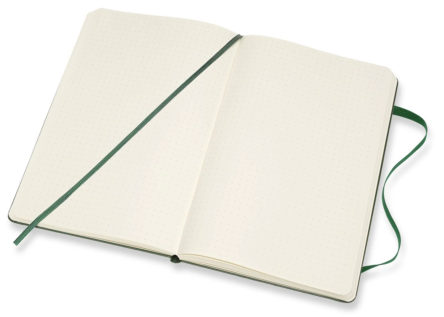 Moleskine Notebook, Large, Dotted, Myrtle Green, Hard (5 x 8.25) - Image 3