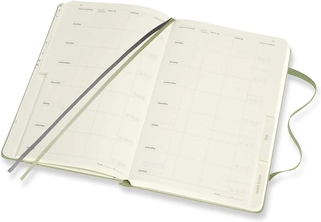 Moleskine Passion, Wellness Journal, Large, Boxed/Hard Cover (5 x 8.25) - Image 4
