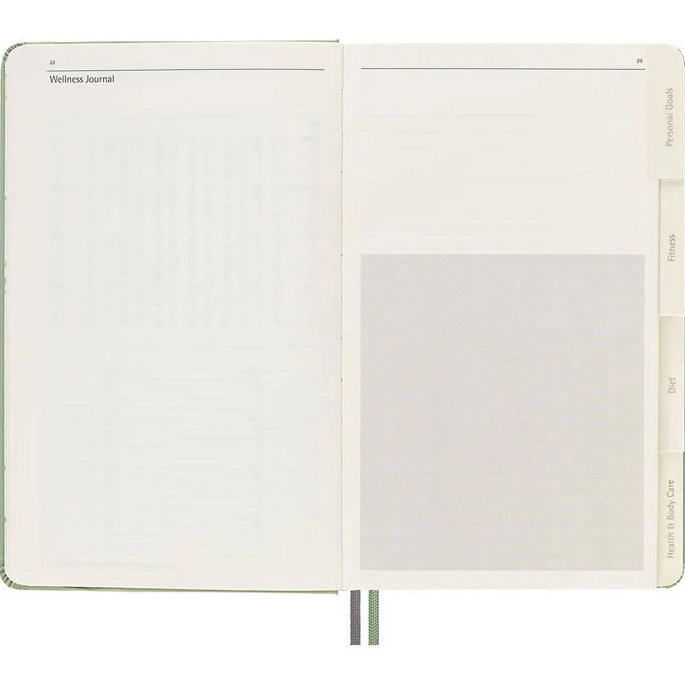 Moleskine Passion, Wellness Journal, Large, Boxed/Hard Cover (5 x 8.25) - Image 8