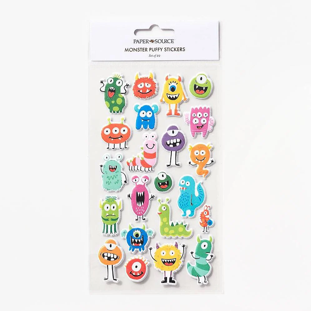 Monster Puffy Stickers - Image 2