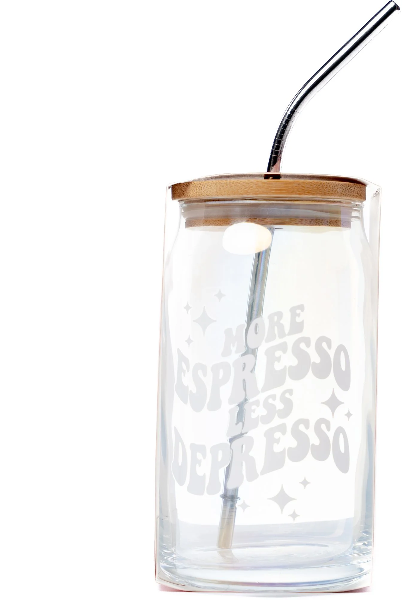 More Espresso Less Depresso Glass - Image 2