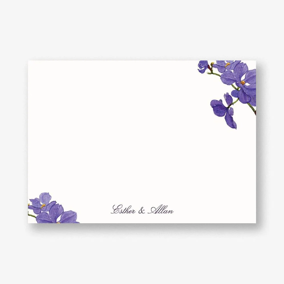 Moth Orchid Stationery