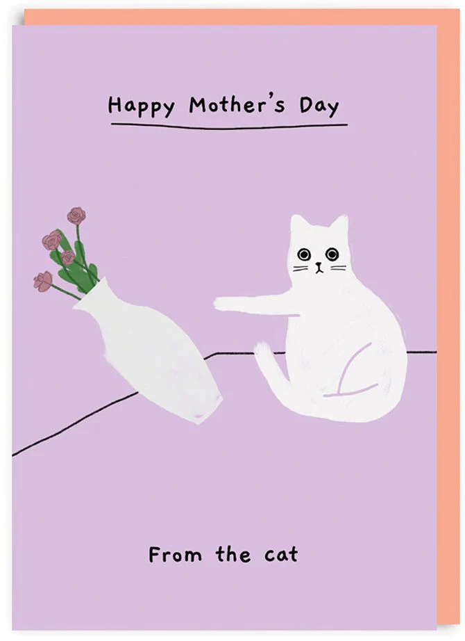 Mother's Day Greeting Card From the Cat