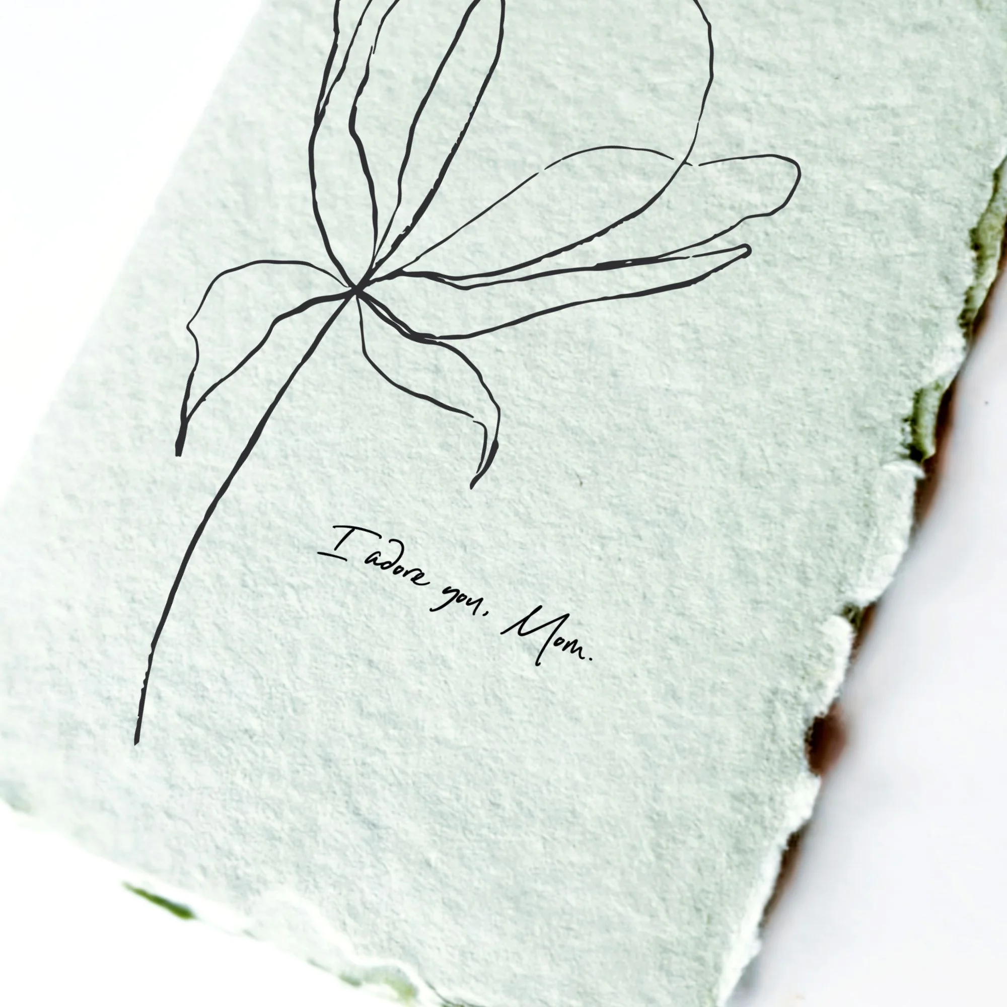 Mother's Day Greeting Card I Adore You, Mom - Image 3