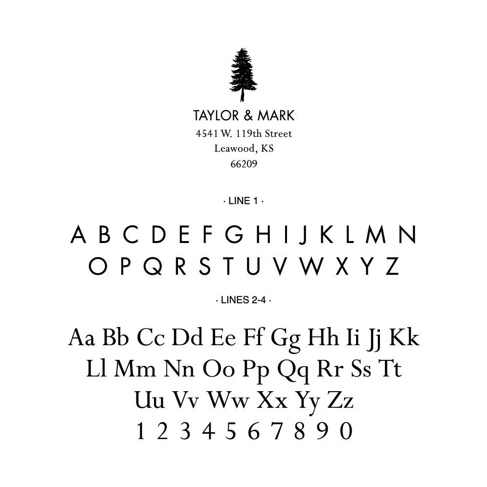 Mountainscape Custom Stamp and Stamp Tool - Image 2
