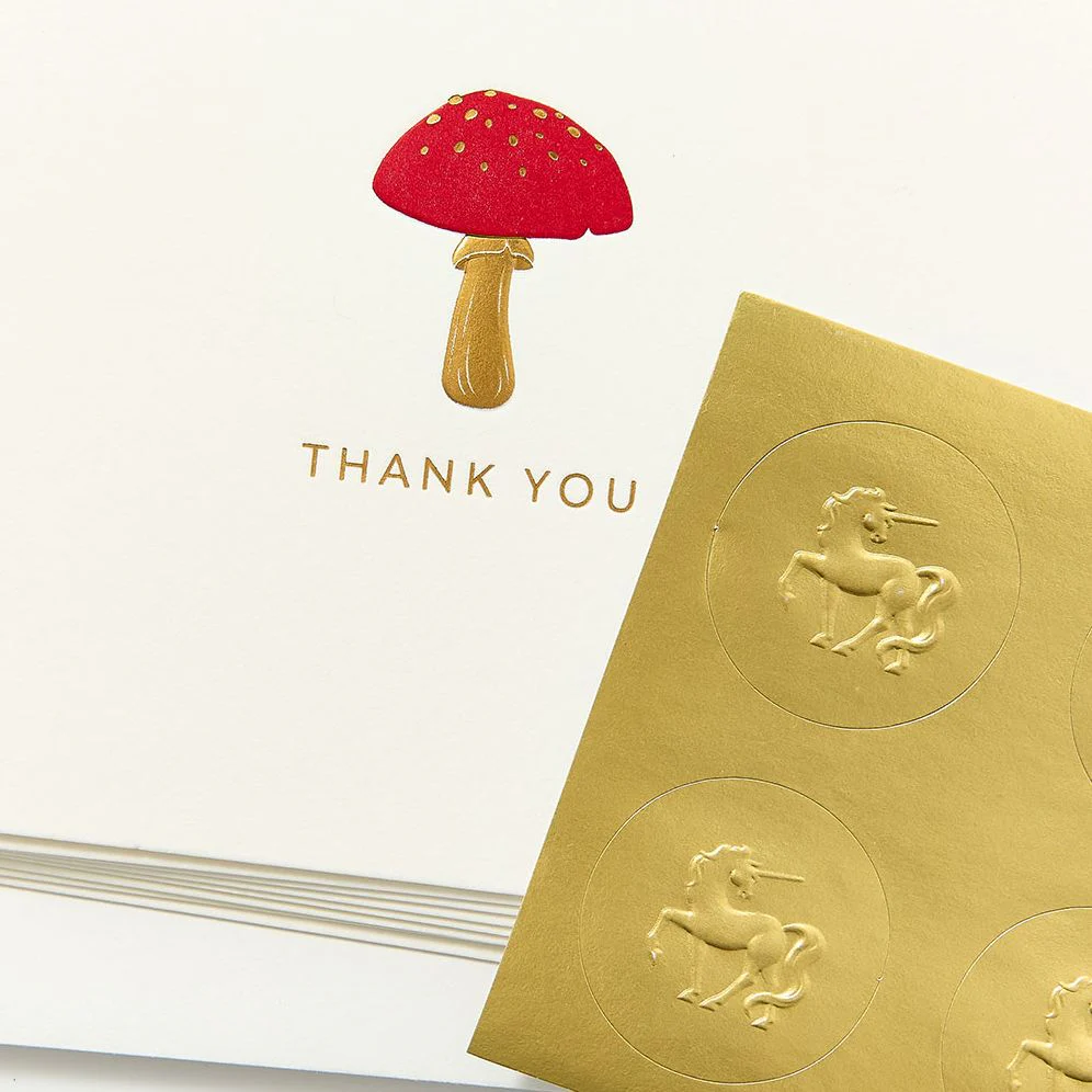Mushroom Thank You Card Set - Image 2