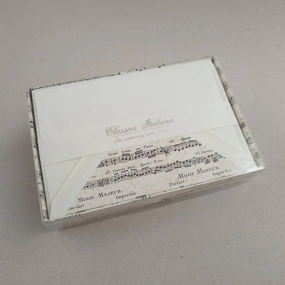 Music Notes Stationery Set
