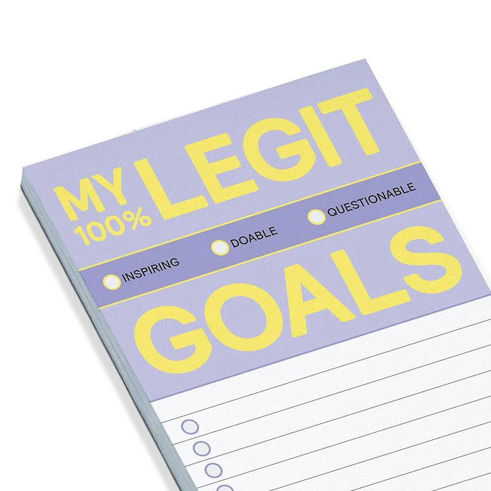 My Legit Goals Make-a-List Pad - Image 5