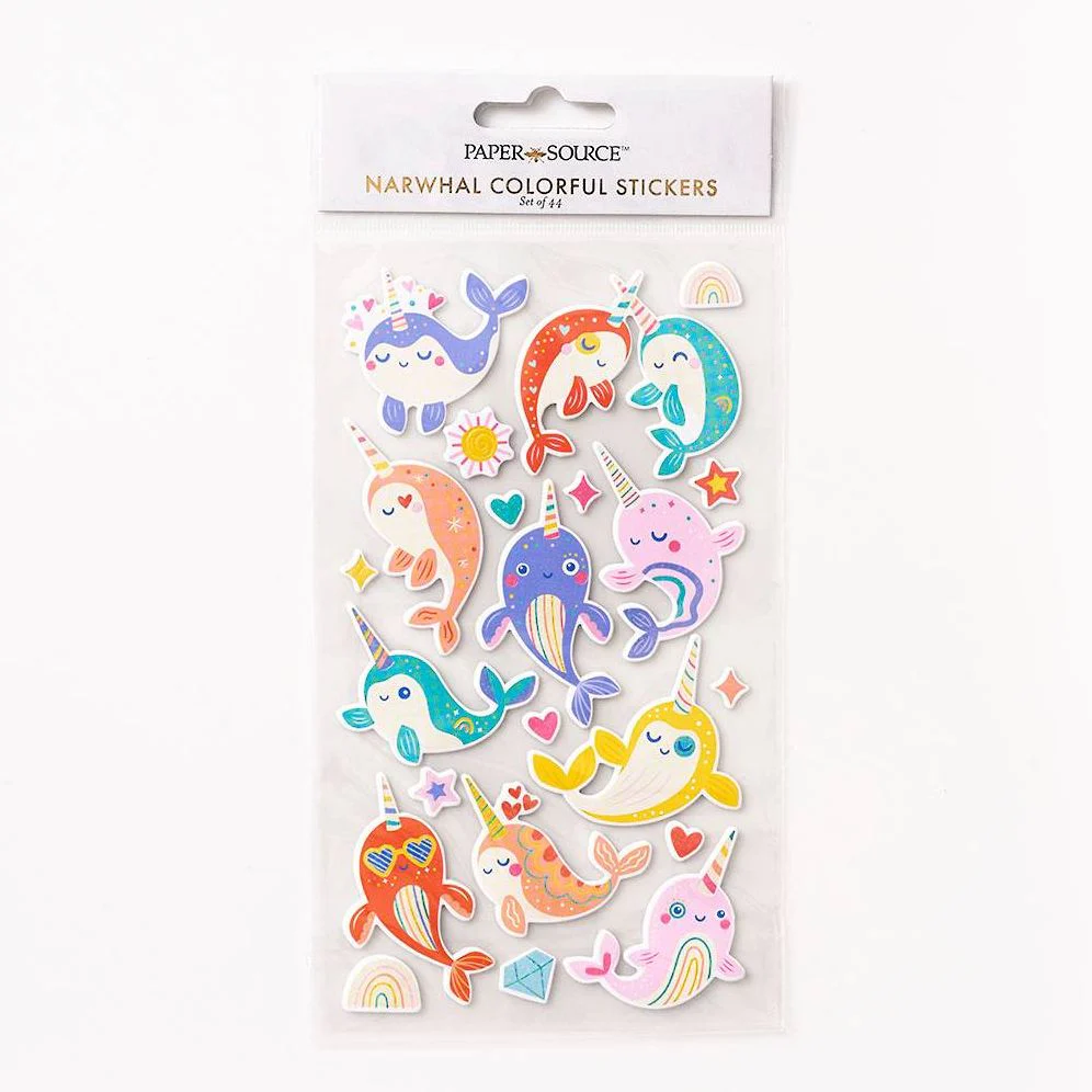 Narwhal Colorful Stickers - Image 2
