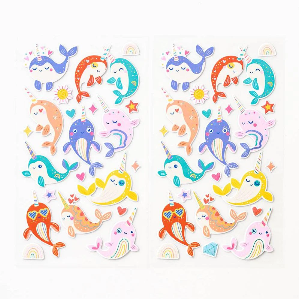 Narwhal Colorful Stickers - Image 3