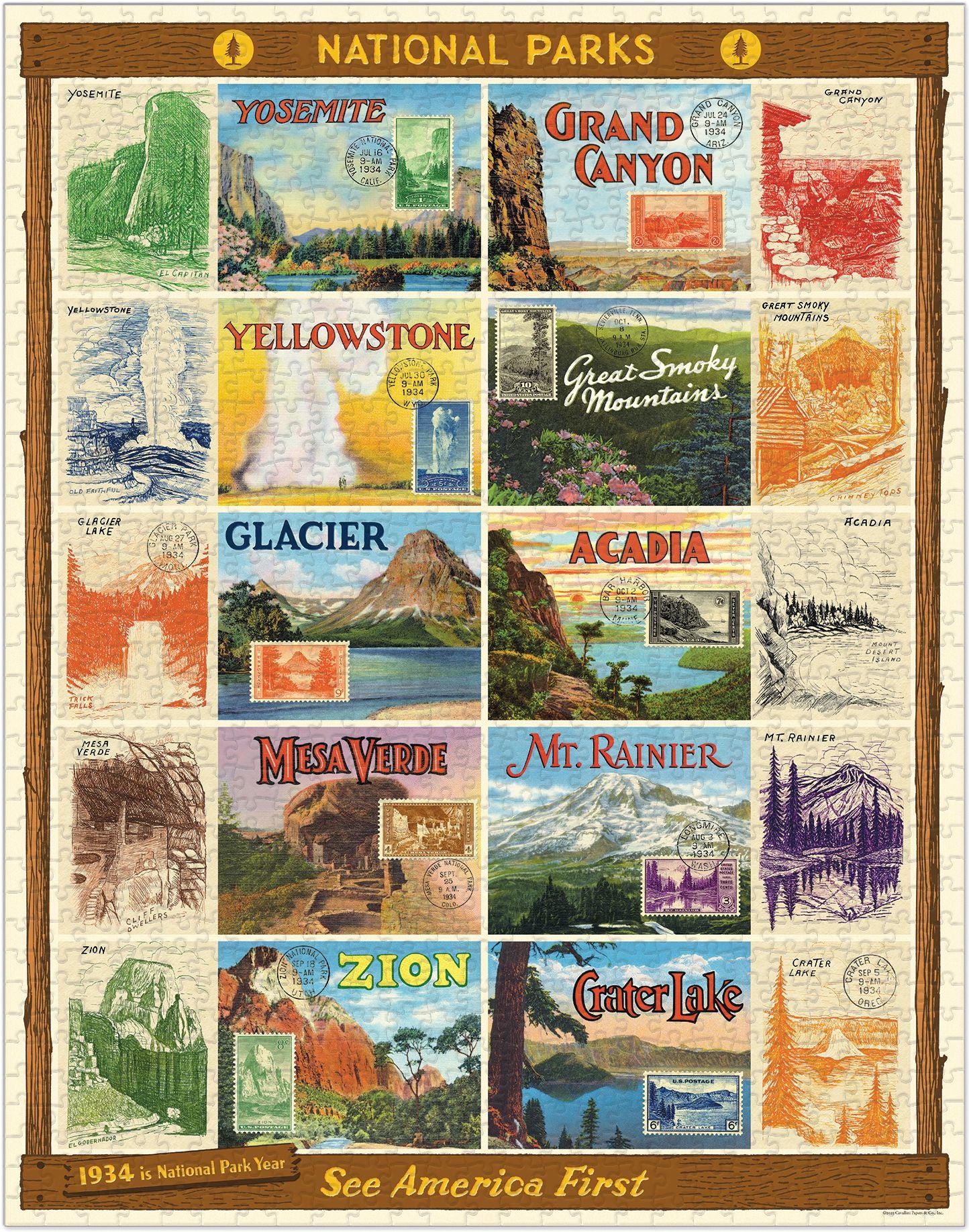National Parks 2 1,000 Pc Puzzle - Image 2