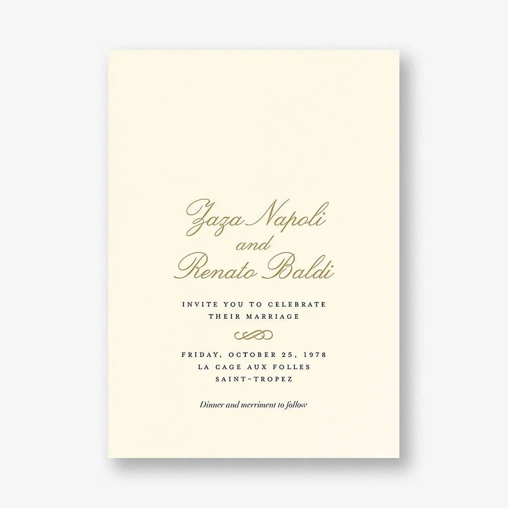 Natural Love Wedding Invitation