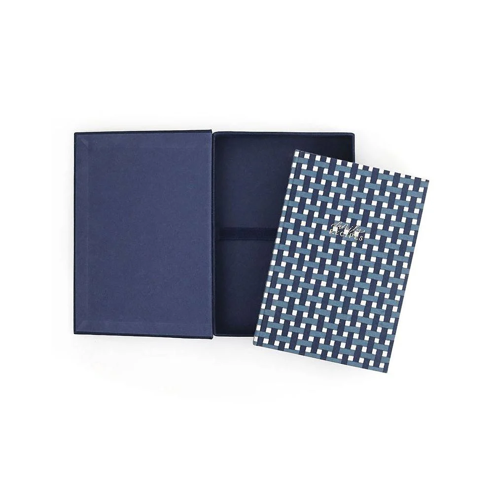 Navy Gingham Heirloom Recipe Book - Image 4