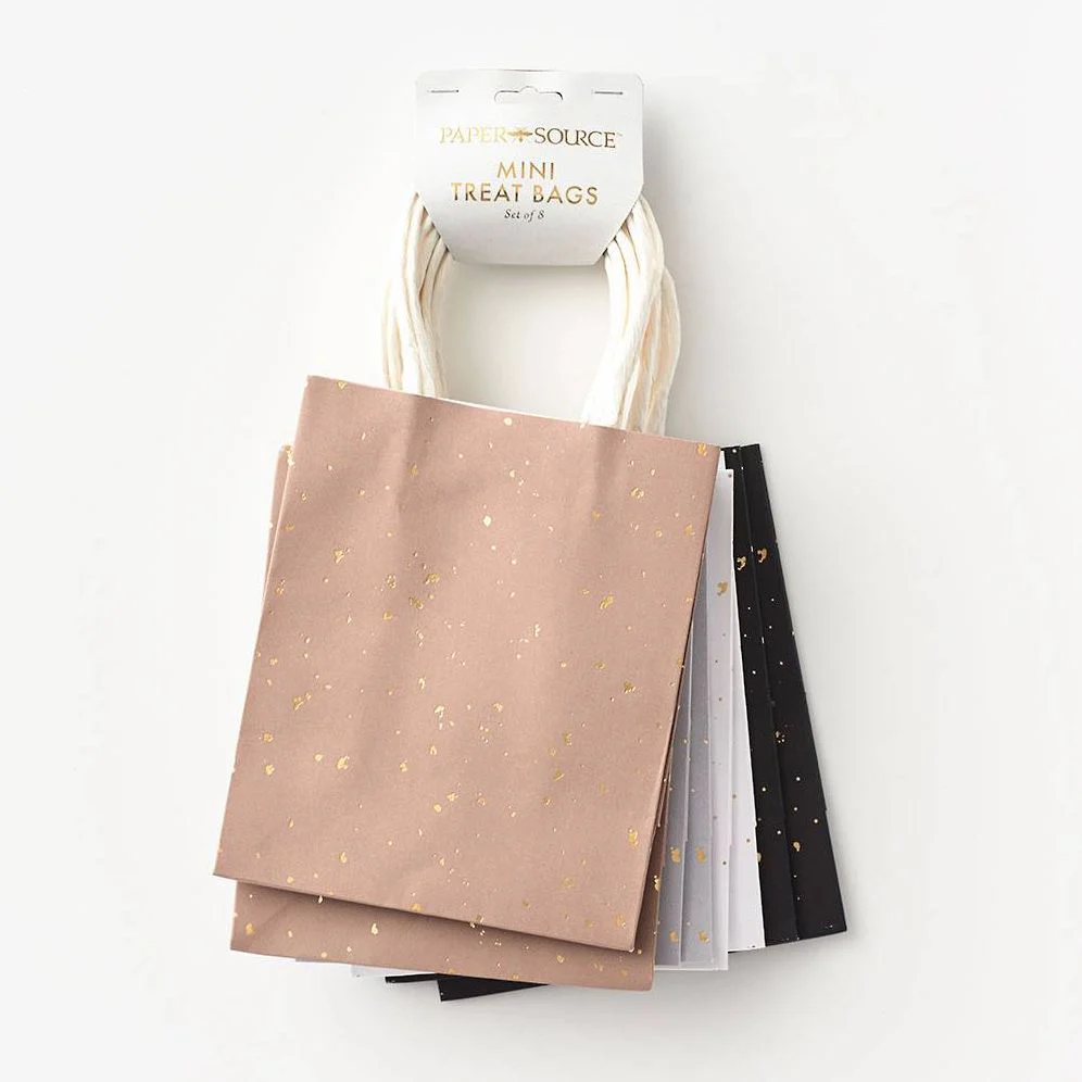 Neutral Gold Fleck Treat Bags - Image 3