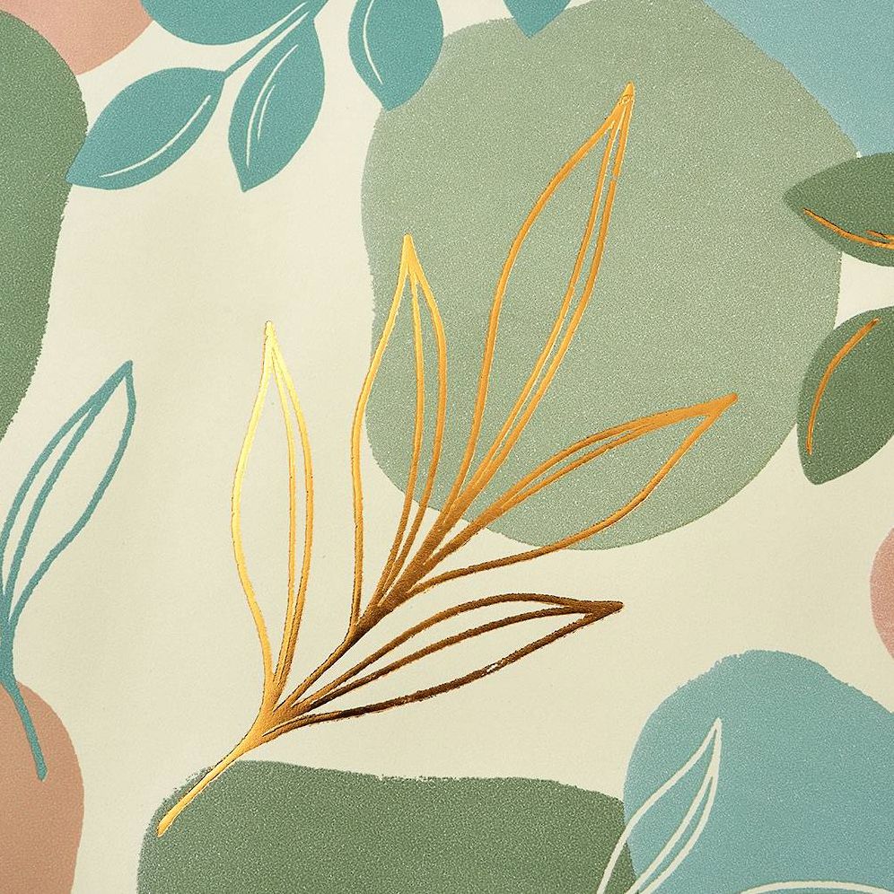 Neutral Greenery Stone Wrapping Paper - Image 2