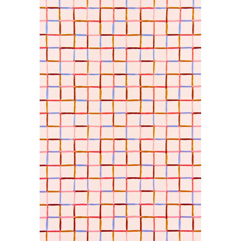 Neutral Grid Continuous Roll Wrap - Image 2