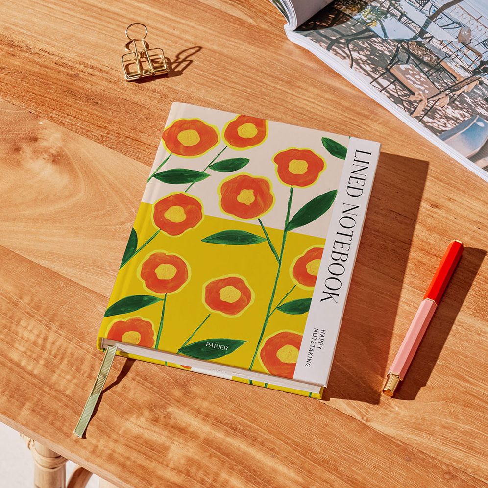 New Life A5 Lined Notebook Yellow - Image 4