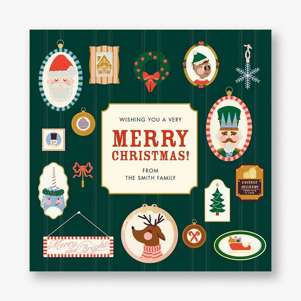 North Pole Portraits Holiday Card