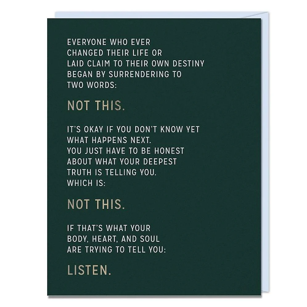 Not This Greeting Card