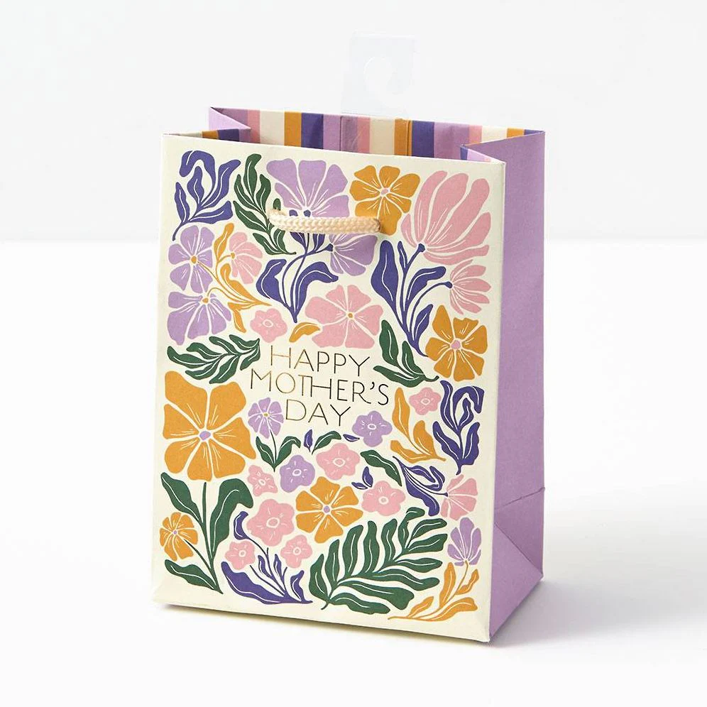 Nouveau Floral Mother's Day Small Gift Bag