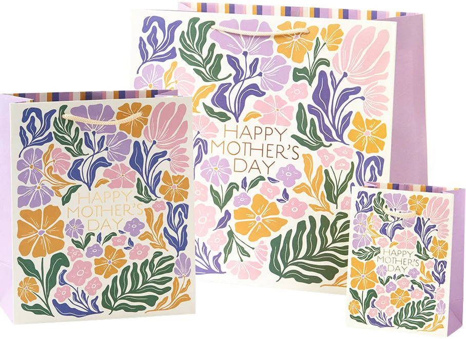 Nouveau Floral Mother's Day Small Gift Bag - Image 3