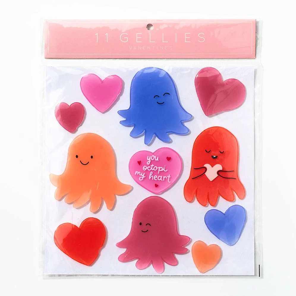 Octopi My Heart Gel Clings - Image 2