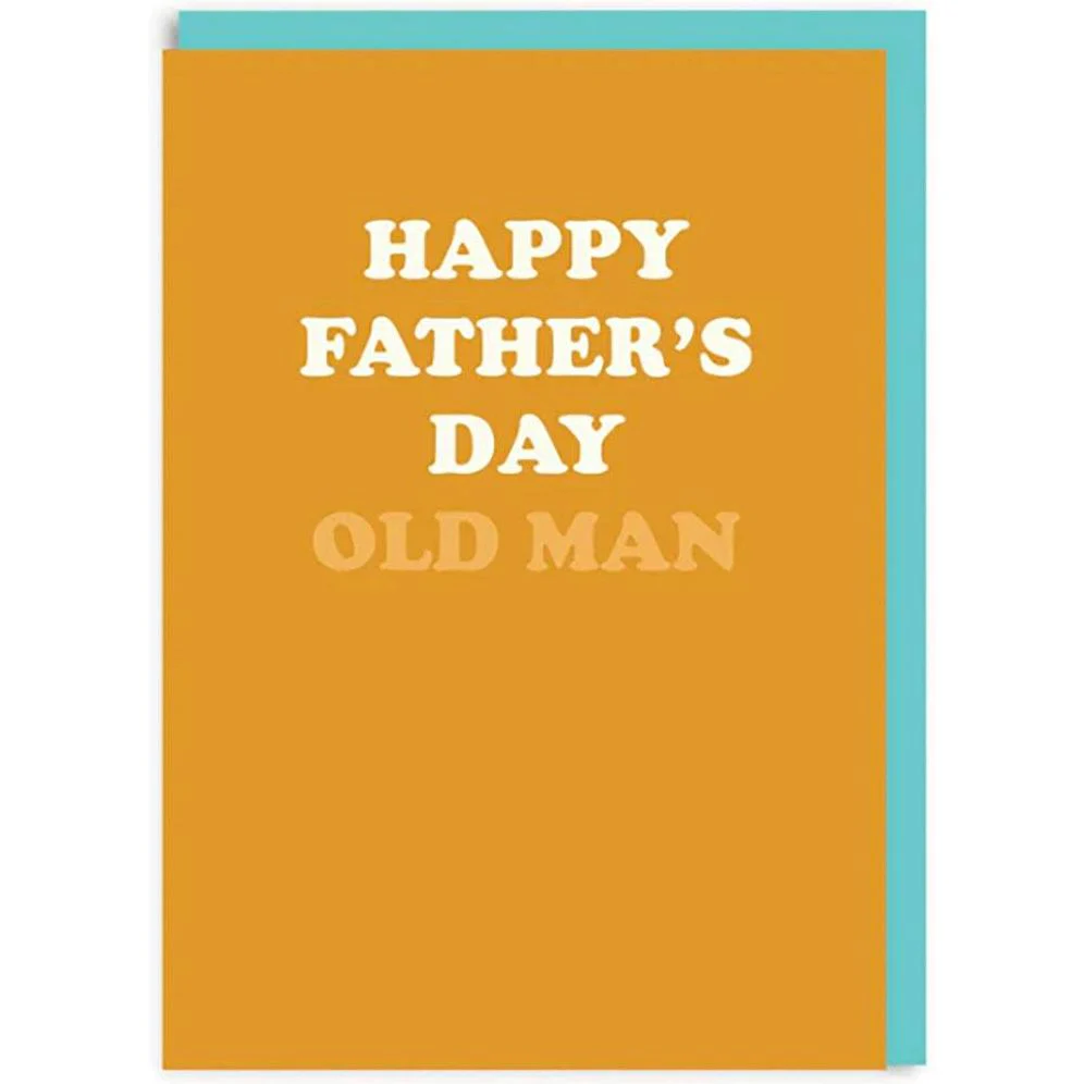 Old Man Father's Day Card