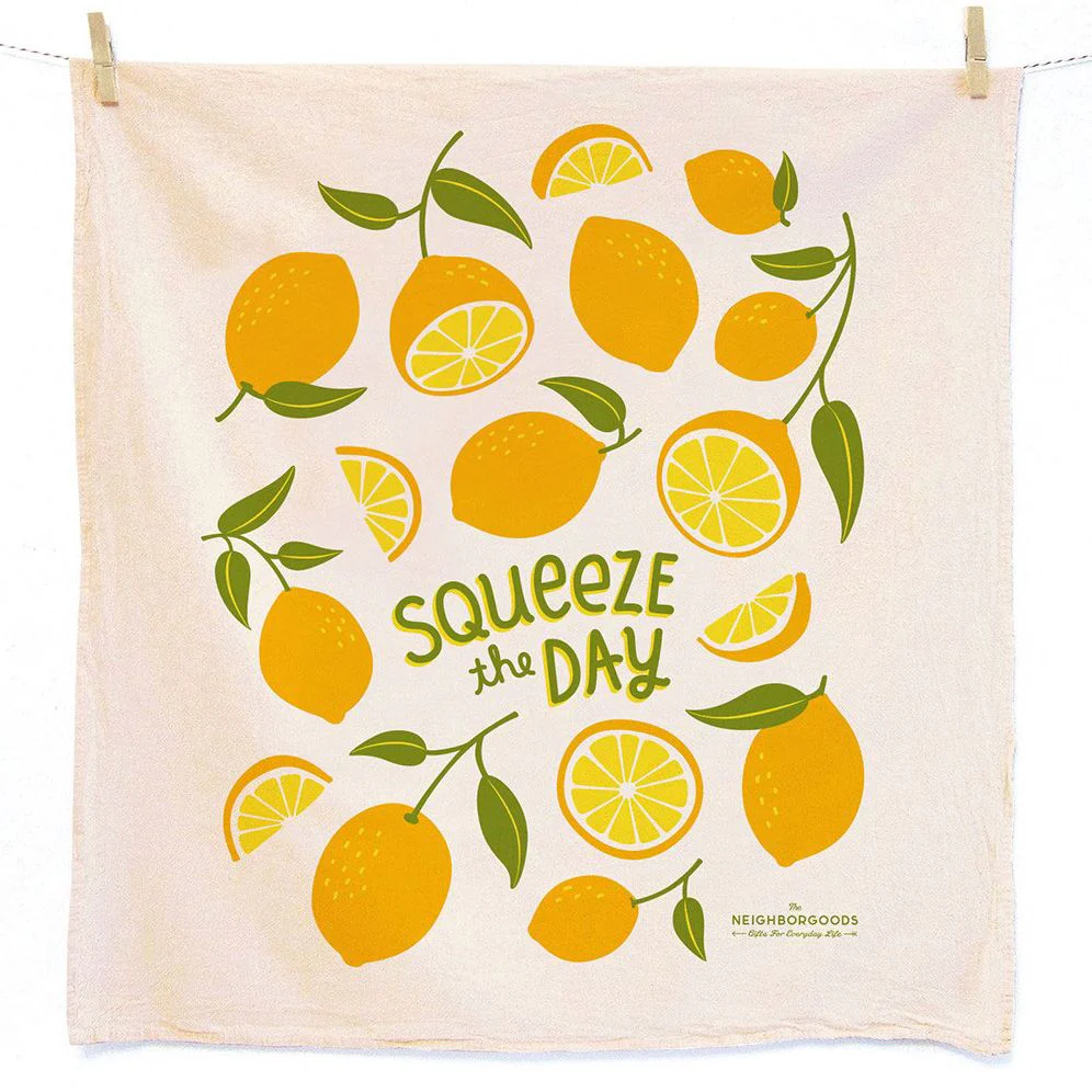 Olives and Lemons Tea Towel Set - Image 2